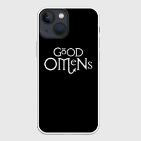 Чехол для iPhone 13 mini с принтом GOOD OMENS | БЛАГИЕ ЗНАМЕНИЯ в Курске,  |  | good omens | благие знамения | терри пратчетт