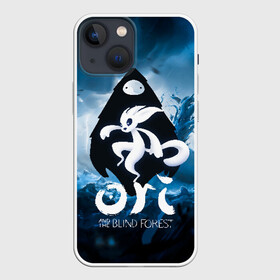 Чехол для iPhone 13 mini с принтом Ori   And The Will Of The Wisp в Курске,  |  | Тематика изображения на принте: microsoft studios | moon studios | ori | ori and the blind forest | unity | лес | луна | нибела | ночной лес | ночь | ори | платформер | сова