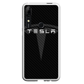 Чехол для Honor P Smart Z с принтом TESLA (1) в Курске, Силикон | Область печати: задняя сторона чехла, без боковых панелей | elon | elon musk | musk | space | tesla | автолюбитель | автомобиль | илон маск | тесла