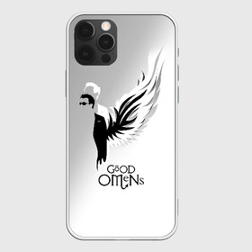 Чехол для iPhone 12 Pro с принтом Good Omens в Курске, силикон | область печати: задняя сторона чехла, без боковых панелей | good | omens | sheen | tennant | азирафель | ангел | благие знамения | демон | кроули | падший | теннант | шин