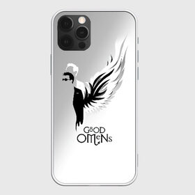 Чехол для iPhone 12 Pro Max с принтом Good Omens в Курске, Силикон |  | good | omens | sheen | tennant | азирафель | ангел | благие знамения | демон | кроули | падший | теннант | шин