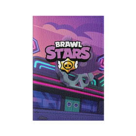 Обложка для паспорта матовая кожа с принтом Brawl Stars в Курске, натуральная матовая кожа | размер 19,3 х 13,7 см; прозрачные пластиковые крепления | Тематика изображения на принте: brawl | bs | fails | leon | stars | supercell | tick | бой | босс | бравл | броубол | бс | герои | драка | звезд | осада | сейф | старс | цель