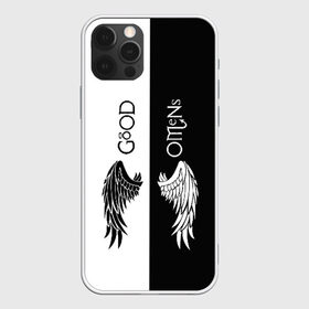 Чехол для iPhone 12 Pro Max с принтом GOOD OMENS в Курске, Силикон |  | evil | good | good omens | азирафель. | ангел кроули | благие намерения сериал | гуд оменс | демон | дэвид теннант | майкл шин