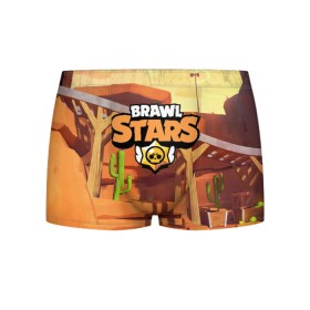 Мужские трусы 3D с принтом Brawl Stars в Курске, 50% хлопок, 50% полиэстер | классическая посадка, на поясе мягкая тканевая резинка | Тематика изображения на принте: brawl | bs | fails | leon | stars | supercell | tick | бой | босс | бравл | броубол | бс | герои | драка | звезд | осада | сейф | старс | цель