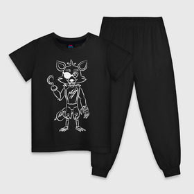 Детская пижама хлопок с принтом Five Nights at Freddy в Курске, 100% хлопок |  брюки и футболка прямого кроя, без карманов, на брюках мягкая резинка на поясе и по низу штанин
 | Тематика изображения на принте: 
