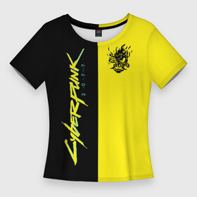 Женская футболка 3D Slim с принтом SAMURAI CYBERPUNK 2077 в Курске,  |  | 2077 | ciberpunk | cyber punk | cyberpank | cyberpunk | kiberpunk | kyberpank | kyberpunk | samurai | кибер панк | киберпанк | самурай