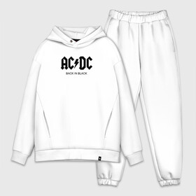 Мужской костюм хлопок OVERSIZE с принтом AC DC в Курске,  |  | ac dc | acdc | асдс