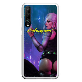 Чехол для Honor P30 с принтом CYBERPUNK 2077 в Курске, Силикон | Область печати: задняя сторона чехла, без боковых панелей | 2077 | ciberpunk | cyber punk | cyberpank | cyberpunk | kiberpunk | kyberpank | kyberpunk | samurai | кибер панк | киберпанк | самурай