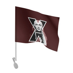 Флаг для автомобиля с принтом MADAMEX в Курске, 100% полиэстер | Размер: 30*21 см | madamex | madonna | newalbom | мадонна | певица