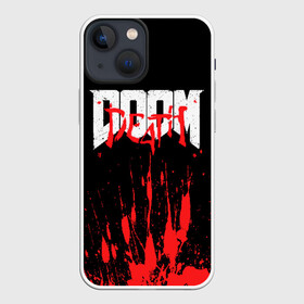 Чехол для iPhone 13 mini с принтом DOOM Bloody в Курске,  |  | 2019 | bethesda | demon | doom | eternal | ethernal | game | games | logo | monster | runes | демон | дум | дуум | етернал | игра | игры | какодемон | кровь | лого | логотип | монстр | монстры | руны | символ | этернал