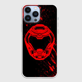 Чехол для iPhone 13 Pro Max с принтом DOOM   Шлем в Курске,  |  | Тематика изображения на принте: 2019 | bethesda | demon | doom | eternal | ethernal | game | games | logo | monster | runes | демон | дум | дуум | етернал | игра | игры | какодемон | кровь | лого | логотип | монстр | монстры | руны | символ | этернал