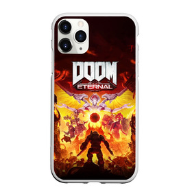 Чехол для iPhone 11 Pro матовый с принтом DOOM Eternal в Курске, Силикон |  | 2019 | bethesda | demon | doom | eternal | ethernal | game | games | logo | monster | runes | демон | дум | дуум | етернал | игра | игры | какодемон | кровь | лого | логотип | монстр | монстры | руны | символ | этернал