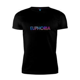 Мужская футболка премиум с принтом сериал Euphoria в Курске, 92% хлопок, 8% лайкра | приталенный силуэт, круглый вырез ворота, длина до линии бедра, короткий рукав | zendaya | зендея | ру беннетт | сериал euphoria | эйфория