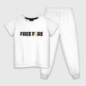 Детская пижама хлопок с принтом Free Fire в Курске, 100% хлопок |  брюки и футболка прямого кроя, без карманов, на брюках мягкая резинка на поясе и по низу штанин
 | battlegrounds | fire | free | garena | гарена | фаер | фри