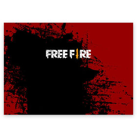Поздравительная открытка с принтом Free Fire в Курске, 100% бумага | плотность бумаги 280 г/м2, матовая, на обратной стороне линовка и место для марки
 | battlegrounds | fire | free | garena | гарена | фаер | фри