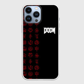 Чехол для iPhone 13 Pro Max с принтом DOOM   Руны в Курске,  |  | Тематика изображения на принте: 2019 | bethesda | demon | doom | eternal | ethernal | game | games | logo | monster | runes | демон | дум | дуум | етернал | игра | игры | какодемон | кровь | лого | логотип | монстр | монстры | руны | символ | этернал