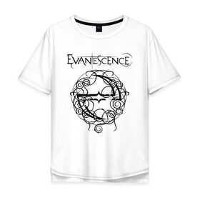 Мужская футболка хлопок Oversize с принтом Evanescence в Курске, 100% хлопок | свободный крой, круглый ворот, “спинка” длиннее передней части | evanescence | альтернативный | готик | группа | джен маджура | евенсис | исчезновение | метал | рок | тим маккорд | трой маклоухорн | уилл хант | хард | эванесенс | эми ли