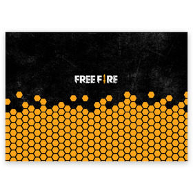 Поздравительная открытка с принтом GARENA FREE FIRE в Курске, 100% бумага | плотность бумаги 280 г/м2, матовая, на обратной стороне линовка и место для марки
 | free fire | garena free fire | гарена 3 | гарена фри | гарена фри фаер | гарено. | игра garena