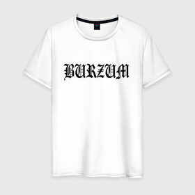 Мужская футболка хлопок с принтом Burzum в Курске, 100% хлопок | прямой крой, круглый вырез горловины, длина до линии бедер, слегка спущенное плечо. | burzum | ghotic | варг викернес | мрак | тьма