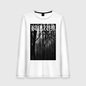 Мужской лонгслив хлопок с принтом Burzum в Курске, 100% хлопок |  | burzum | ghotic | варг викернес | мрак | тьма