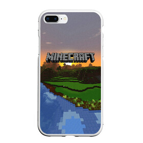 Чехол для iPhone 7Plus/8 Plus матовый с принтом MINECRAFT в Курске, Силикон | Область печати: задняя сторона чехла, без боковых панелей | Тематика изображения на принте: craft | creeper | dungeon | dungeons | earth | game | logo | mine | minecraft | mobile | online | дунгеонс | земля | зомбиы | игра | крипер | лого | майкрафт | майнкрафт | мобайл | онлайн | подземелье | подземелья