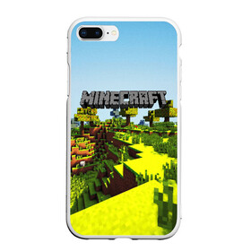 Чехол для iPhone 7Plus/8 Plus матовый с принтом MINECRAFT в Курске, Силикон | Область печати: задняя сторона чехла, без боковых панелей | Тематика изображения на принте: craft | creeper | dungeon | dungeons | earth | game | logo | mine | minecraft | mobile | online | дунгеонс | земля | зомбиы | игра | крипер | лого | майкрафт | майнкрафт | мобайл | онлайн | подземелье | подземелья