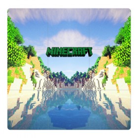 Магнитный плакат 3Х3 с принтом MINECRAFT в Курске, Полимерный материал с магнитным слоем | 9 деталей размером 9*9 см | craft | creeper | dungeon | dungeons | earth | game | logo | mine | minecraft | mobile | online | дунгеонс | земля | зомбиы | игра | крипер | лого | майкрафт | майнкрафт | мобайл | онлайн | подземелье | подземелья