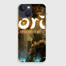 Чехол для iPhone 13 mini с принтом Ori and the Blind Forest в Курске,  |  | Тематика изображения на принте: blind forest | ori | sein | белка | гумо | кошка | куро | лиса | нару | непроглядный лес | ори | платформер | птенец | сейн | сова