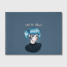 Альбом для рисования с принтом Sally face в Курске, 100% бумага
 | матовая бумага, плотность 200 мг. | Тематика изображения на принте: sally face | маска | сали | салли | салли кромсалли | фейс | фишер