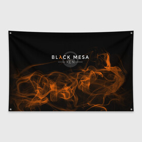Флаг-баннер с принтом HALF-LIFE - Black Mesa XEN в Курске, 100% полиэстер | размер 67 х 109 см, плотность ткани — 95 г/м2; по краям флага есть четыре люверса для крепления | black | counter | csgo | freeman | gordon | half | half life | halflife | lambda | life | logo | mesa | portal | strike | xen | гордон | контр | лайф | лого | портал | символ | страйк | фримен | халф | халф лайф | халфлайф