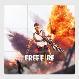 Магнитный плакат 3Х3 с принтом FREE FIRE в Курске, Полимерный материал с магнитным слоем | 9 деталей размером 9*9 см | Тематика изображения на принте: battle | battlegrounds | fire | free | game | games | garena | logo | mobile | royale | батлграунд | битва | гарена | гарено | игра | игры | королевская | лого | логотип | мобайл | онлайн | символ | фаер | фаир | фри