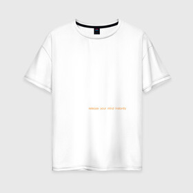 Женская футболка хлопок Oversize с принтом Deep House в Курске, 100% хлопок | свободный крой, круглый ворот, спущенный рукав, длина до линии бедер
 | beats | club | deep | dj | house | music | битс | диждей | дип | звук | клуб | музыка | сет | хаус