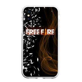 Чехол для iPhone XS Max матовый с принтом FREE FIRE в Курске, Силикон | Область печати: задняя сторона чехла, без боковых панелей | free fire | free fire pc | game | garena | mobile game | royale | trsffb | битва онлайн | гарена | игра | огонь | свободный огонь | фри фаер