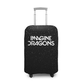 Чехол для чемодана 3D с принтом IMAGINE DRAGONS (КАПЮШОН) в Курске, 86% полиэфир, 14% спандекс | двустороннее нанесение принта, прорези для ручек и колес | evolve | id | imagine dragons | драконы | ид