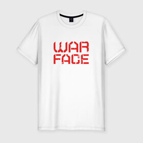 Мужская футболка премиум с принтом WARFACE в Курске, 92% хлопок, 8% лайкра | приталенный силуэт, круглый вырез ворота, длина до линии бедра, короткий рукав | warface | вар фейс | варфейс