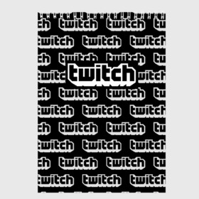 Скетчбук с принтом TWITCH в Курске, 100% бумага
 | 48 листов, плотность листов — 100 г/м2, плотность картонной обложки — 250 г/м2. Листы скреплены сверху удобной пружинной спиралью | game | gamer | logo | trend | twitch | twitties | игры | логотип | мода | надписи | стрим | твитч | тренд