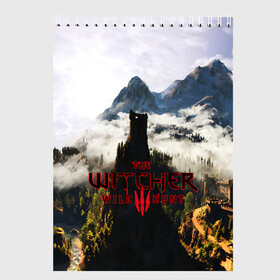 Скетчбук с принтом THE WITCHER 3WILD HUNT в Курске, 100% бумага
 | 48 листов, плотность листов — 100 г/м2, плотность картонной обложки — 250 г/м2. Листы скреплены сверху удобной пружинной спиралью | Тематика изображения на принте: cd projekt red | ciri | game | geralt | geralt of rivia | gwynbleidd | the witcher | the witcher 3: wild hunt | ведьмак | ведьмак 3: дикая охота | геральт | геральт из ривии | цири | цирилла