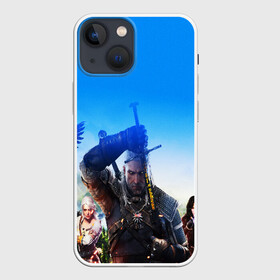 Чехол для iPhone 13 mini с принтом ВЕДЬМАК 3 в Курске,  |  | cd projekt red | ciri | game | geralt | geralt of rivia | gwynbleidd | the witcher | the witcher 3: wild hunt | ведьмак | ведьмак 3: дикая охота | геральт | геральт из ривии | цири | цирилла