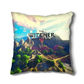 Подушка 3D с принтом THE WITCHER 3:WILD HUNT в Курске, наволочка – 100% полиэстер, наполнитель – холлофайбер (легкий наполнитель, не вызывает аллергию). | состоит из подушки и наволочки. Наволочка на молнии, легко снимается для стирки | cd projekt red | ciri | game | geralt | geralt of rivia | gwynbleidd | the witcher | the witcher 3: wild hunt | ведьмак | ведьмак 3: дикая охота | геральт | геральт из ривии | цири | цирилла