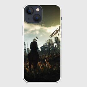 Чехол для iPhone 13 mini с принтом THE WITCHER 3 в Курске,  |  | cd projekt red | ciri | game | geralt | geralt of rivia | gwynbleidd | the witcher | the witcher 3: wild hunt | ведьмак | ведьмак 3: дикая охота | геральт | геральт из ривии | цири | цирилла