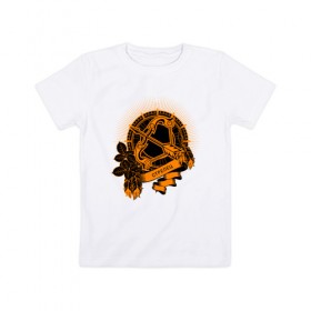 Детская футболка хлопок с принтом Стрелец в Курске, 100% хлопок | круглый вырез горловины, полуприлегающий силуэт, длина до линии бедер | Тематика изображения на принте: астрология | гороскоп | знак | зодиак | стрелец