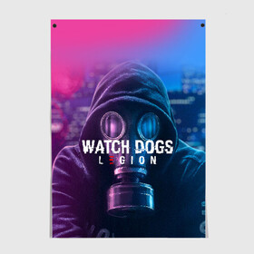 Постер с принтом WATCH DOGS LEGION в Курске, 100% бумага
 | бумага, плотность 150 мг. Матовая, но за счет высокого коэффициента гладкости имеет небольшой блеск и дает на свету блики, но в отличии от глянцевой бумаги не покрыта лаком | ded sec | fox | hacker | legion | watch dogs | watch dogs 2 | watch dogs legion | легион | хакер