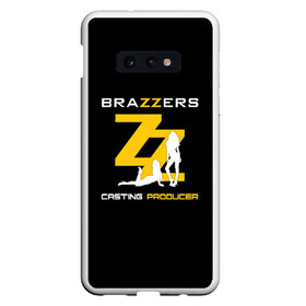 Чехол для Samsung S10E с принтом Brazzers Casting-producer в Курске, Силикон | Область печати: задняя сторона чехла, без боковых панелей | Тематика изображения на принте: adults | brazzers | casting | girls | inscription | logo | movies | producer | silhouette | studio | девушки | кастинг | логотип | надпись | продюсер | силуэт | студия | фильмы