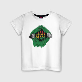 Детская футболка хлопок с принтом Регги в Курске, 100% хлопок | круглый вырез горловины, полуприлегающий силуэт, длина до линии бедер | bob marley | chillin | rasta | reggae | боб | боб марли | марли | раста | растаман | регги