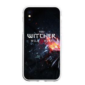 Чехол для iPhone XS Max матовый с принтом THE WITCHER 3 в Курске, Силикон | Область печати: задняя сторона чехла, без боковых панелей | cd projekt red | ciri | game | geralt | geralt of rivia | gwynbleidd | the witcher | the witcher 3: wild hunt | ведьмак | ведьмак 3: дикая охота | геральт | геральт из ривии | цири | цирилла