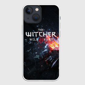 Чехол для iPhone 13 mini с принтом THE WITCHER 3 в Курске,  |  | cd projekt red | ciri | game | geralt | geralt of rivia | gwynbleidd | the witcher | the witcher 3: wild hunt | ведьмак | ведьмак 3: дикая охота | геральт | геральт из ривии | цири | цирилла