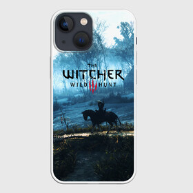 Чехол для iPhone 13 mini с принтом THE WITCHER в Курске,  |  | cd projekt red | ciri | game | geralt | geralt of rivia | gwynbleidd | the witcher | the witcher 3: wild hunt | ведьмак | ведьмак 3: дикая охота | геральт | геральт из ривии | цири | цирилла