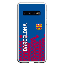 Чехол для Samsung Galaxy S10 с принтом BARCELONA в Курске, Силикон | Область печати: задняя сторона чехла, без боковых панелей | barca | barsa | barselona | fc barcelona | leo messi | neimar | neymar | барселона | лионель месси | неймар | нэмар | футбол.