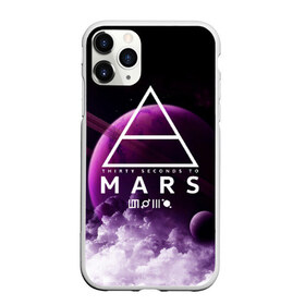 Чехол для iPhone 11 Pro матовый с принтом 30 SECONDS TO MARS в Курске, Силикон |  | 30 seconds to mars | 30 секунд до марса | джаред лето