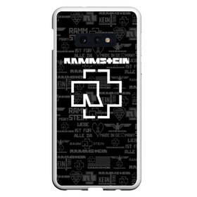 Чехол для Samsung S10E с принтом RAMMSTEIN в Курске, Силикон | Область печати: задняя сторона чехла, без боковых панелей | metallica | rammstein | rock | металл | музыка | раммштайн | рок